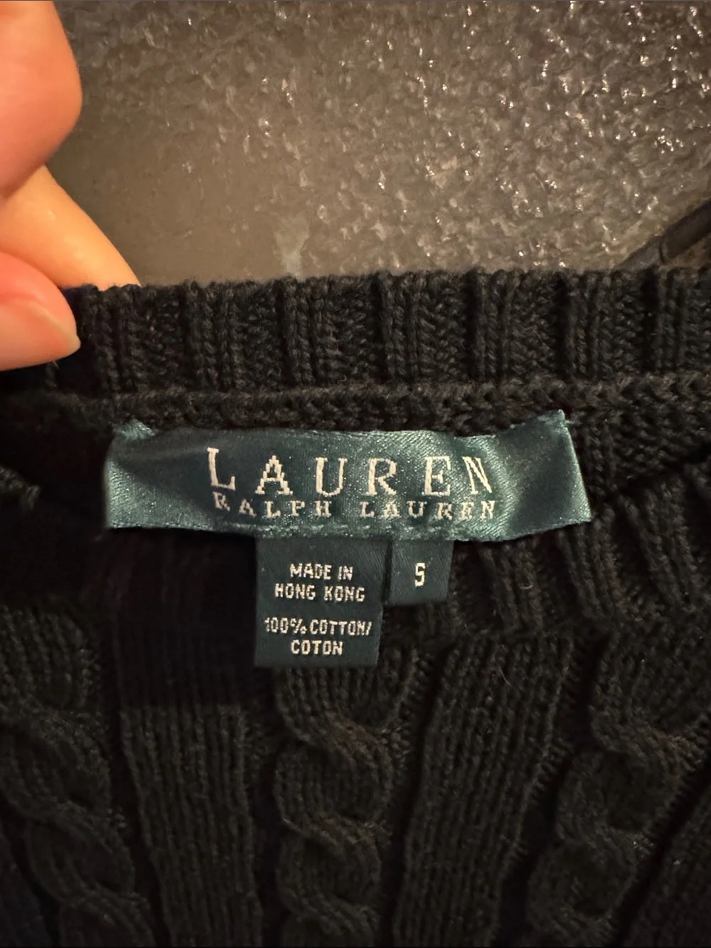 Ralph Lauren Cable Knit Sweater